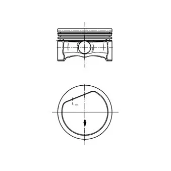 Piston KOLBENSCHMIDT 99882600