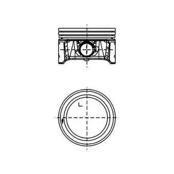 Piston KOLBENSCHMIDT 99913600