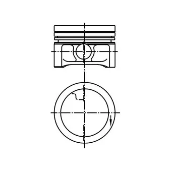 Piston KOLBENSCHMIDT 99927610