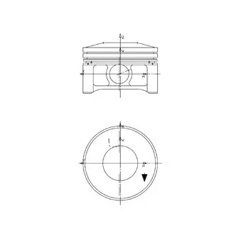 Piston KOLBENSCHMIDT 99949600