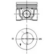 Piston KOLBENSCHMIDT 99963600 - Visuel 1