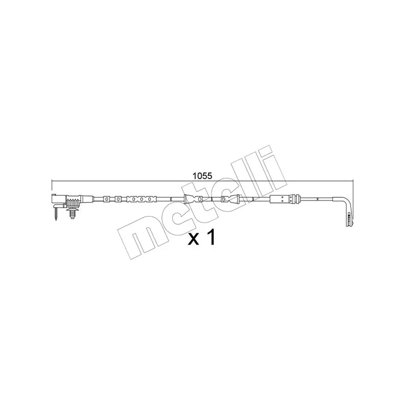 Contact d'avertissement, usure des plaquettes de frein METELLI SU.391