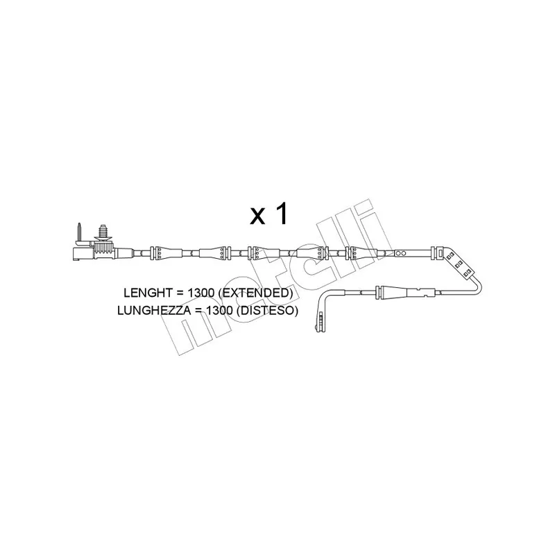 Contact d'avertissement, usure des plaquettes de frein METELLI SU.400