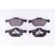 Jeu de 4 plaquettes de frein avant HELLA PAGID 8DB 355 010-831 - Visuel 1