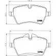 Jeu de 4 plaquettes de frein avant HELLA PAGID 8DB 355 012-341 - Visuel 2