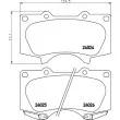 Jeu de 4 plaquettes de frein avant HELLA PAGID 8DB 355 014-121 - Visuel 2