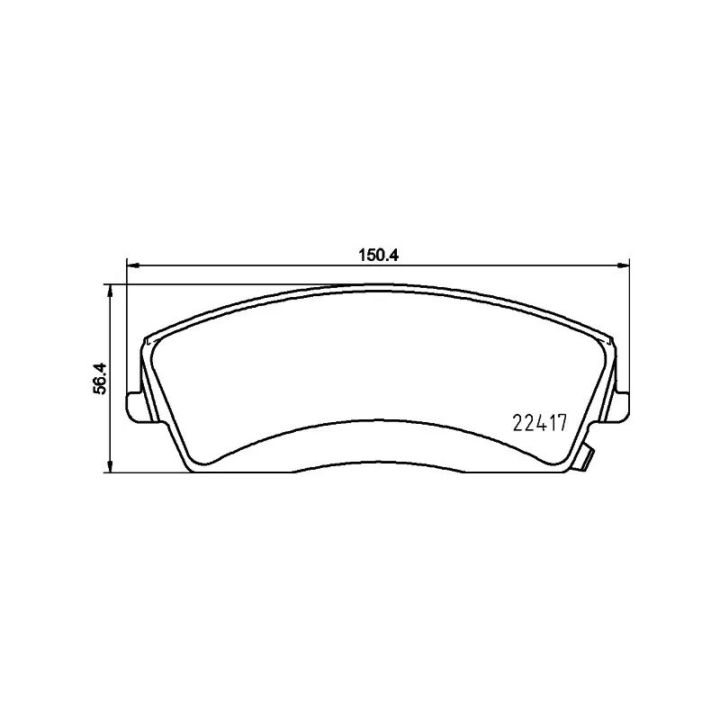 Jeu de 4 plaquettes de frein avant HELLA PAGID 8DB 355 025-001