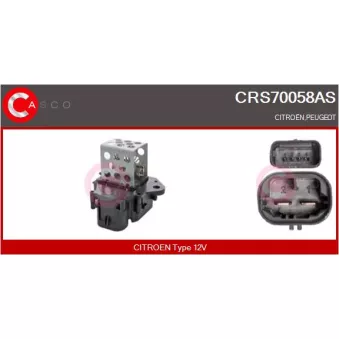 Résistance du ventilateur de radiateur CASCO CRS70058AS