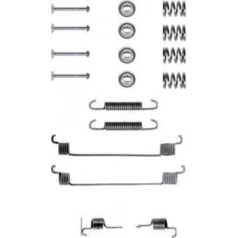 Kit d'accessoires, mâchoire de frein HELLA PAGID 8DZ 355 200-101