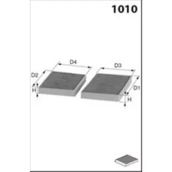 Filtre, air de l'habitacle LUCAS FILTERS LFCP159S