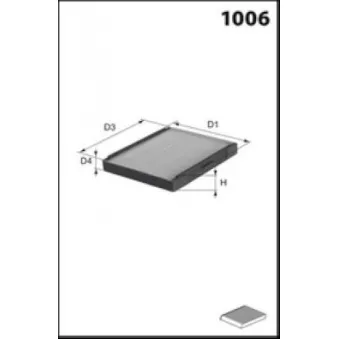 Filtre, air de l'habitacle LUCAS FILTERS LFCP169S