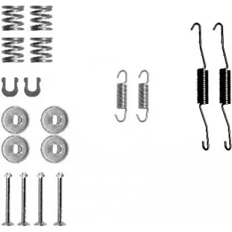 Kit d'accessoires, mâchoire de frein HELLA PAGID 8DZ 355 200-521