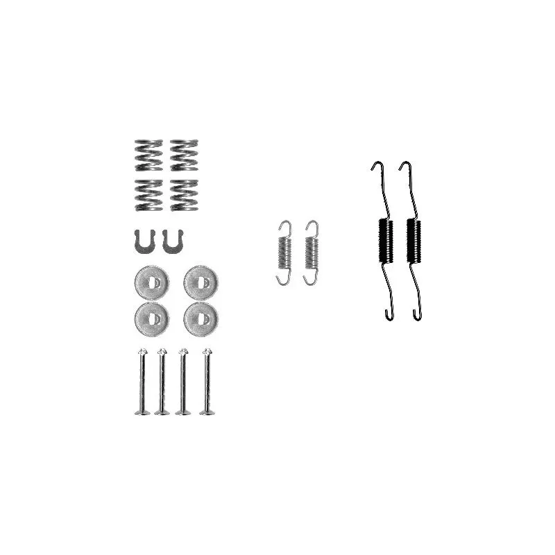 Kit d'accessoires, mâchoire de frein HELLA PAGID 8DZ 355 200-521