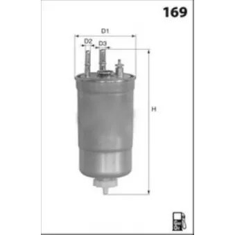 Filtre à carburant LUCAS FILTERS LFDF228