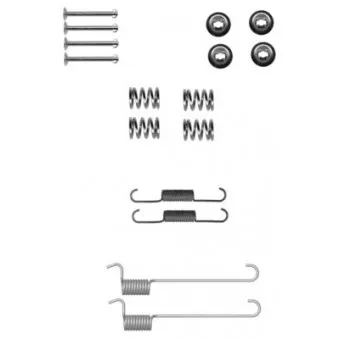 Kit d'accessoires, mâchoires de frein de stationnement HELLA PAGID 8DZ 355 201-881