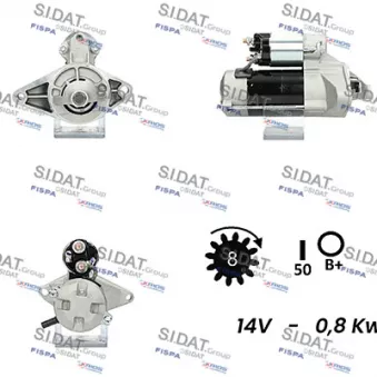 Démarreur SIDAT S12DE0511A2