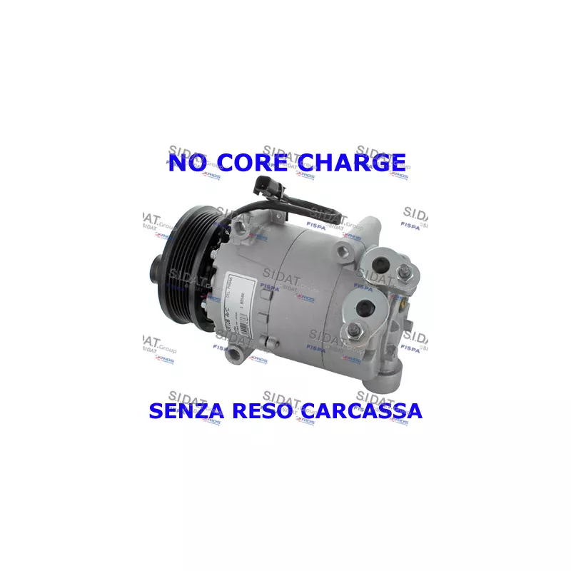 Compresseur, climatisation FISPA 1.8058R
