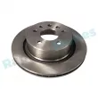 Jeu de 2 disques de frein arrière RAP BRAKES R-D0527 - Visuel 1