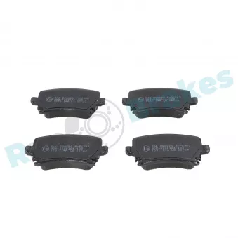 Jeu de 4 plaquettes de frein arrière RAP BRAKES R-P0903