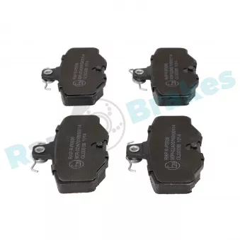 Jeu de 4 plaquettes de frein arrière RAP BRAKES R-P0936