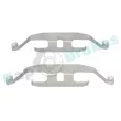 Kit d'accessoires, plaquette de frein à disque RAP BRAKES R-U0253 - Visuel 1