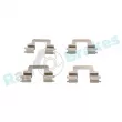 Kit d'accessoires, plaquette de frein à disque RAP BRAKES R-U0320 - Visuel 1