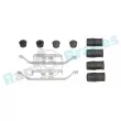 Kit d'accessoires, plaquette de frein à disque RAP BRAKES R-U0333 - Visuel 1
