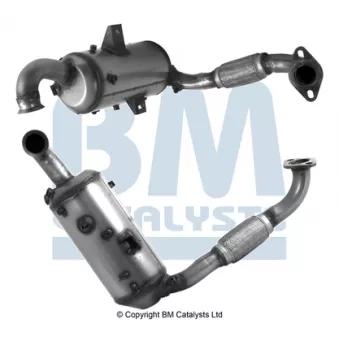 Filtre à particules / à suie, échappement BM CATALYSTS BM11617H