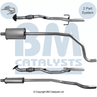 Tuyau d'échappement BM CATALYSTS BM51131