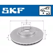 Jeu de 2 disques de frein avant SKF VKBD 80452 V2 - Visuel 2