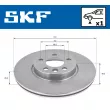 Jeu de 2 disques de frein avant SKF VKBD 80557 V1 - Visuel 2