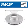 Jeu de 2 disques de frein avant SKF VKBD 81135 V1 - Visuel 2