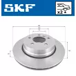 Jeu de 2 disques de frein arrière SKF VKBD 90415 V2 - Visuel 2