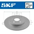 Jeu de 2 disques de frein arrière SKF VKBD 90435 S2 - Visuel 2