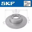 Jeu de 2 disques de frein arrière SKF VKBD 90438 S2 - Visuel 2