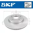 Jeu de 2 disques de frein avant SKF VKBD 90547 V1 - Visuel 2