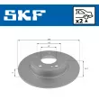 Jeu de 2 disques de frein arrière SKF VKBD 91065 S2 - Visuel 2