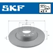 Jeu de 2 disques de frein arrière SKF VKBD 91289 S2 - Visuel 2