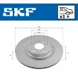 Jeu de 2 disques de frein arrière SKF VKBD 91345 V1 - Visuel 2