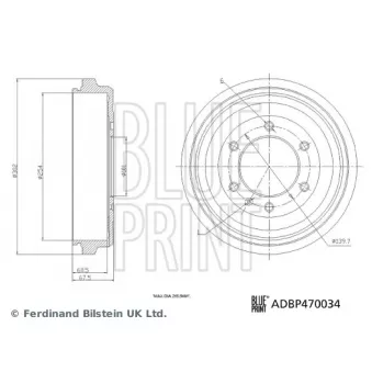 Tambour de frein BLUE PRINT