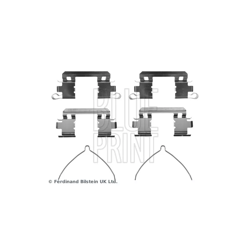 Kit d'accessoires, plaquette de frein à disque BLUE PRINT ADBP480016