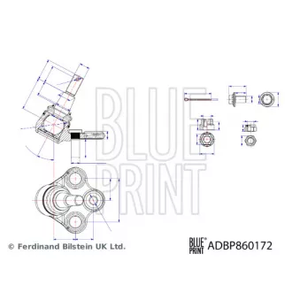 Rotule de suspension BLUE PRINT ADBP860172