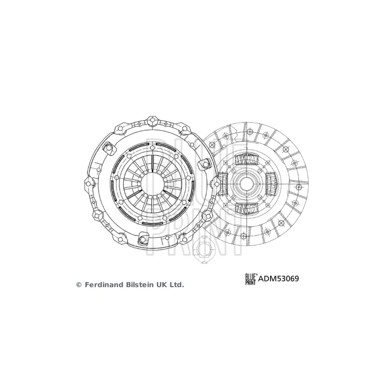 Kit d'embrayage BLUE PRINT ADM53069