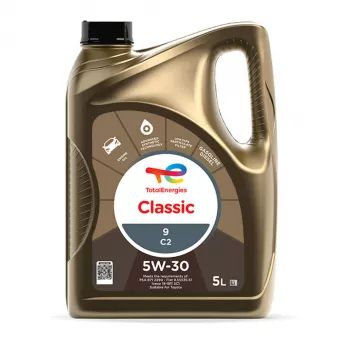 Huile moteur 5W-30 Classic 9 C2 - 5L TOTAL