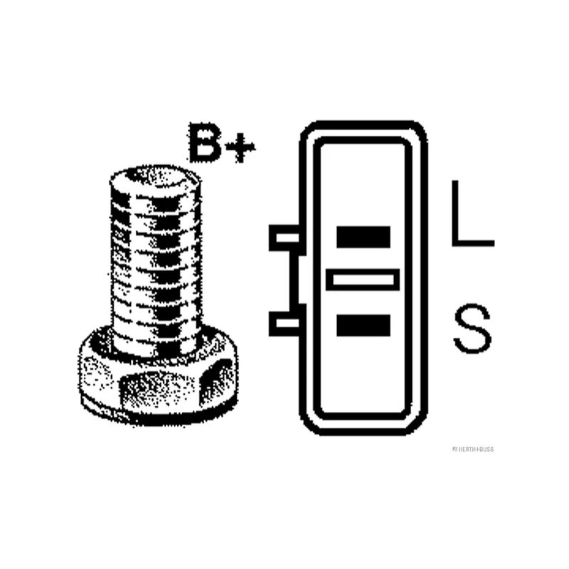 Alternateur HERTH+BUSS JAKOPARTS J5110508