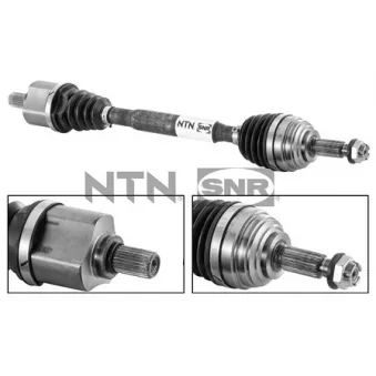 Arbre de transmission avant gauche SNR DK55.007