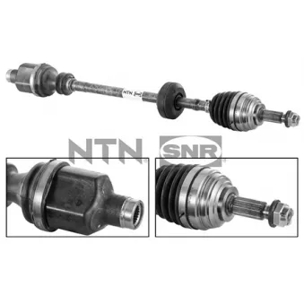 Arbre de transmission avant droit SNR DK55.008