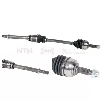 Arbre de transmission avant droit SNR DK55.149