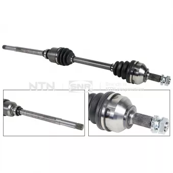 Arbre de transmission avant droit SNR DK66.050