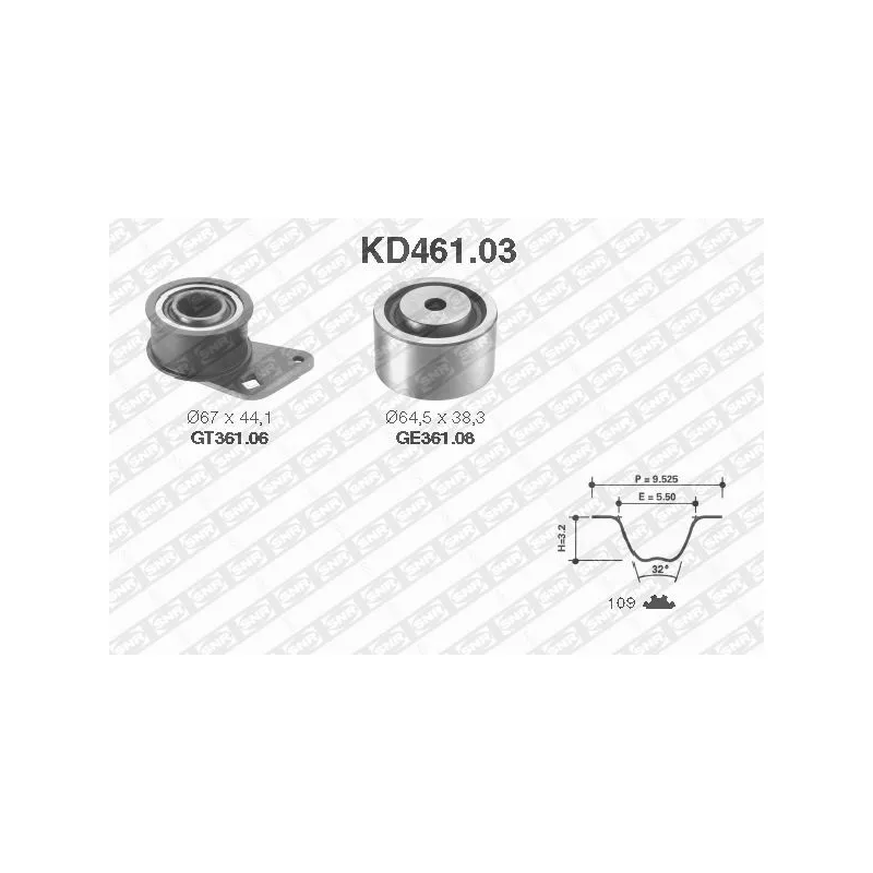 Kit de distribution SNR KD461.03